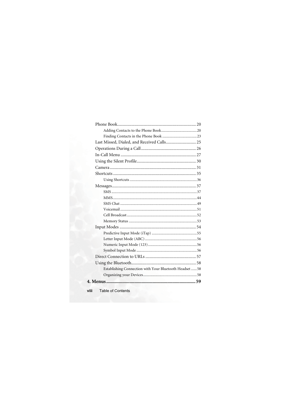 BenQ M315 User Manual | Page 10 / 110