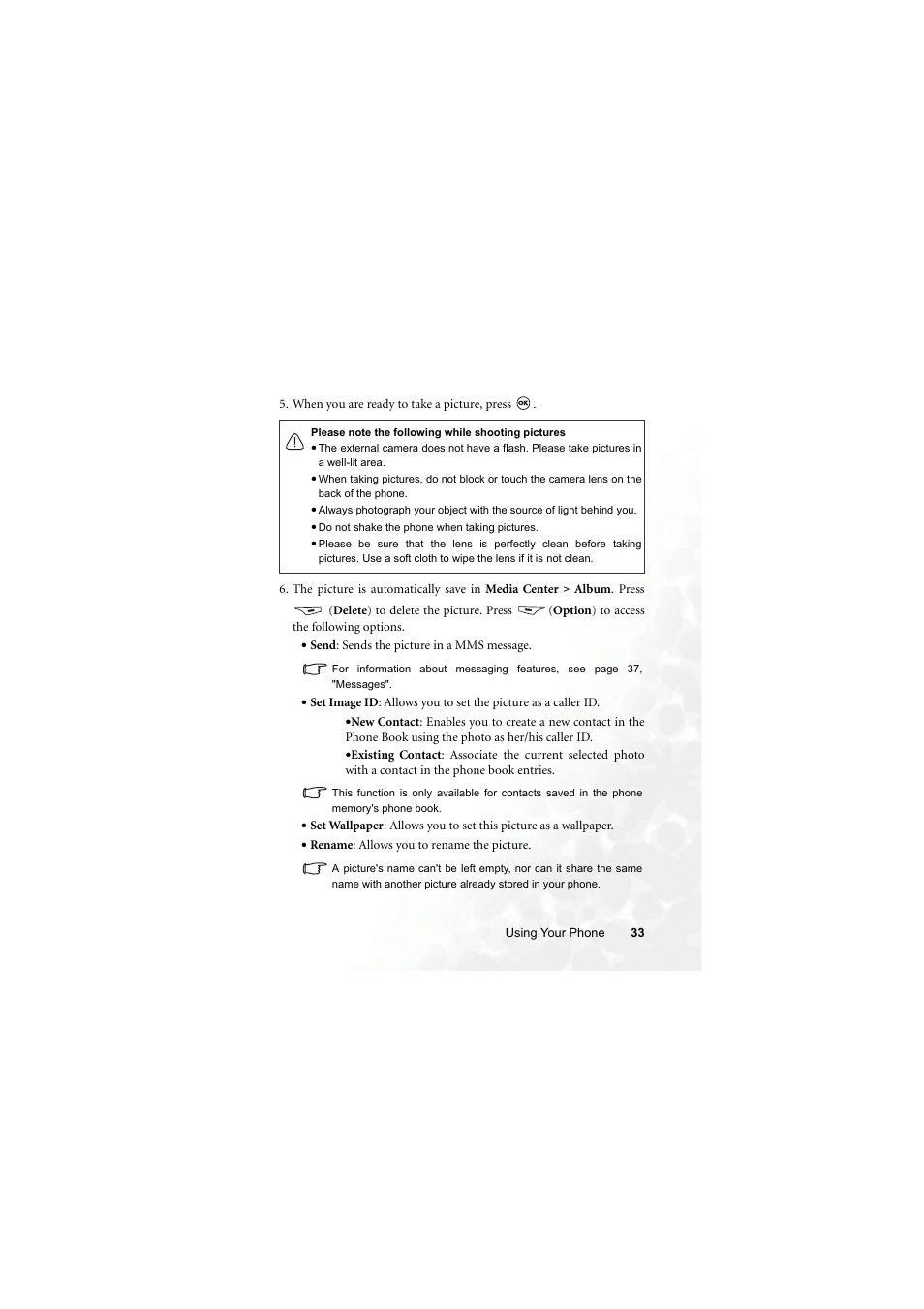 BenQ M315 User Manual | Page 45 / 110
