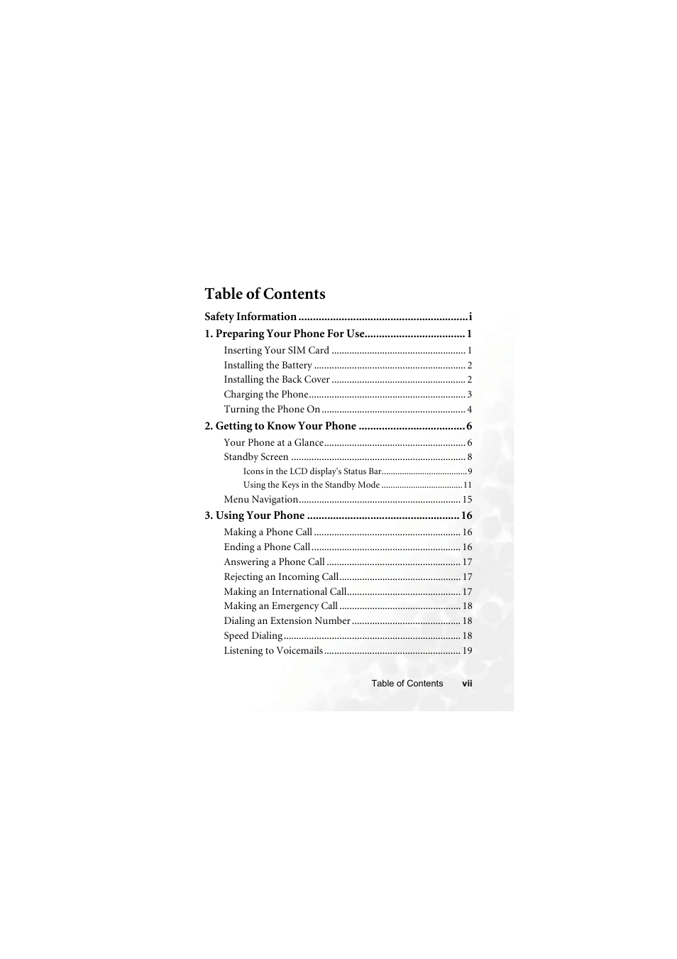 BenQ M315 User Manual | Page 9 / 110