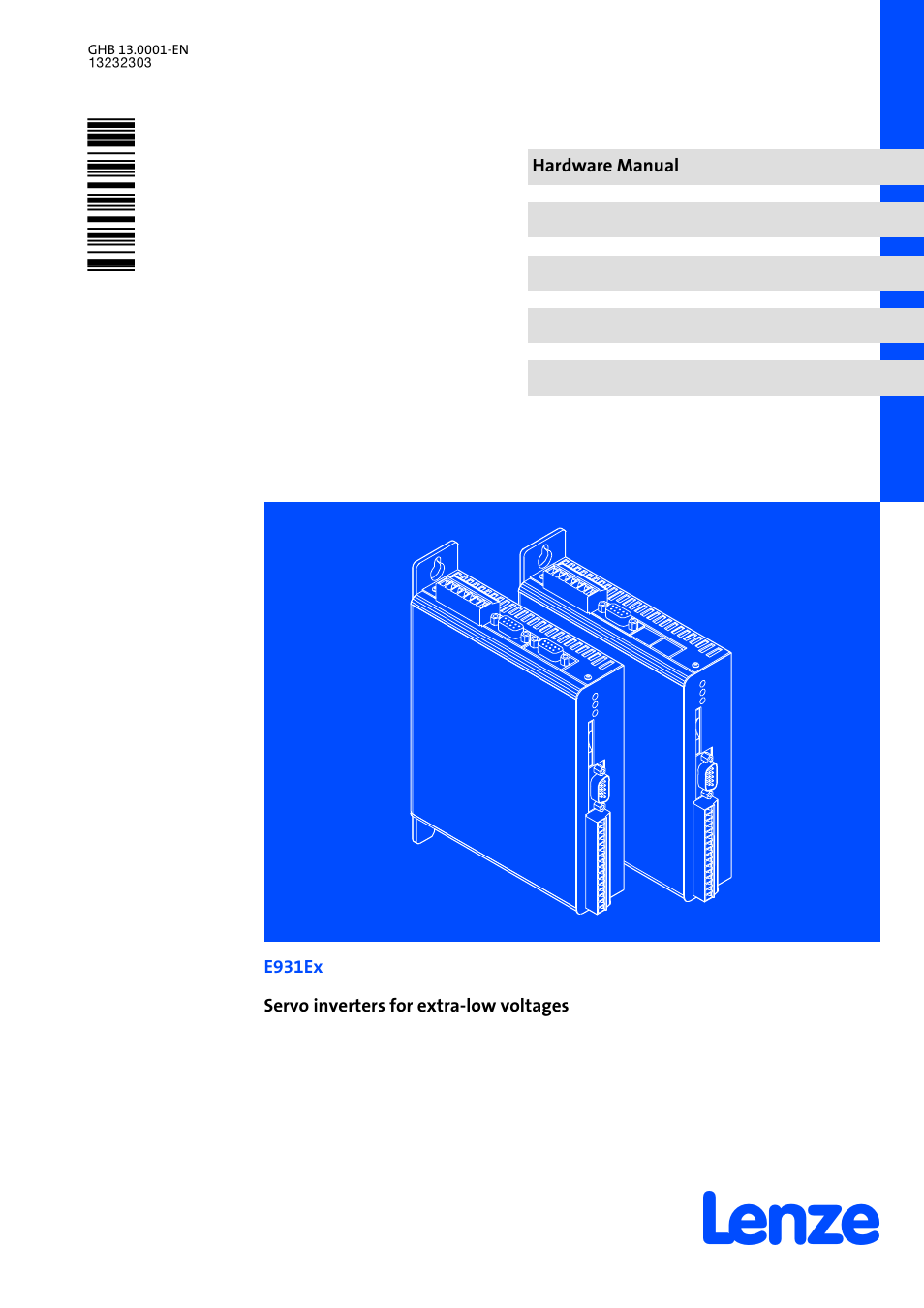 Lenze E931Ex User Manual | 47 pages