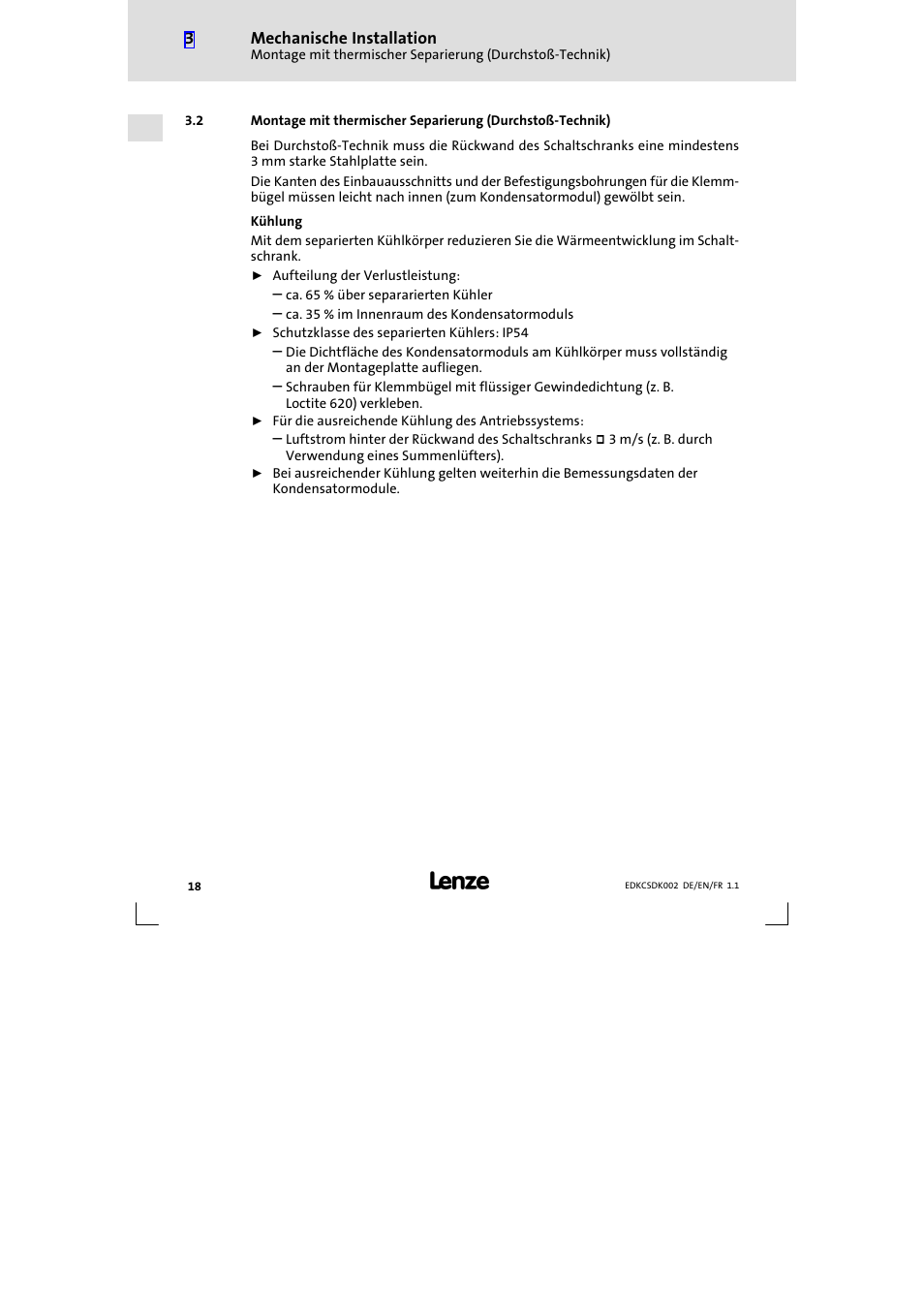 Lenze ECSDKxxx User Manual | Page 18 / 94