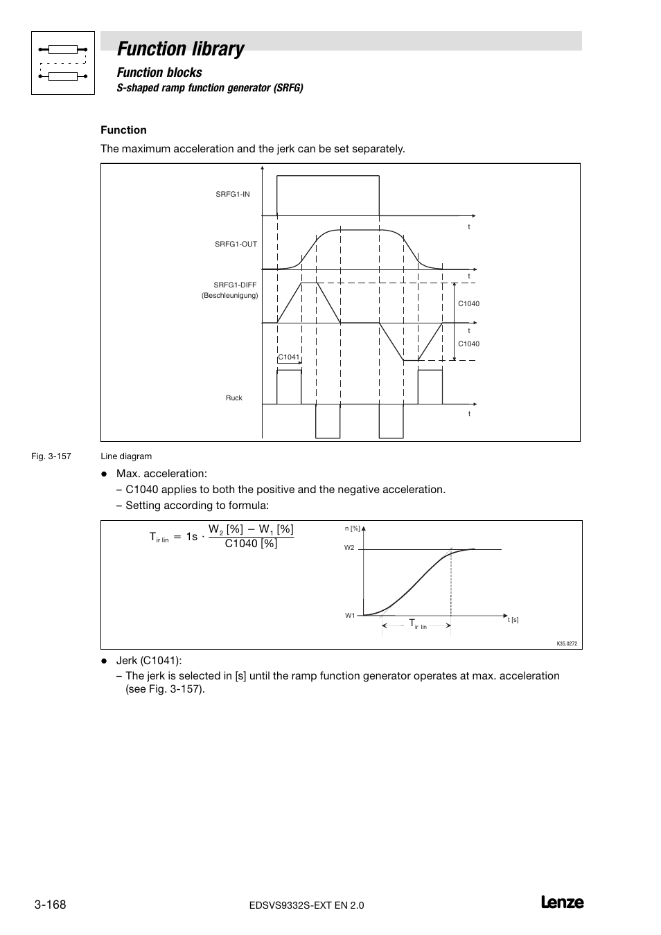 Function library, Function blocks | Lenze EVS9332xS User Manual | Page 220 / 264