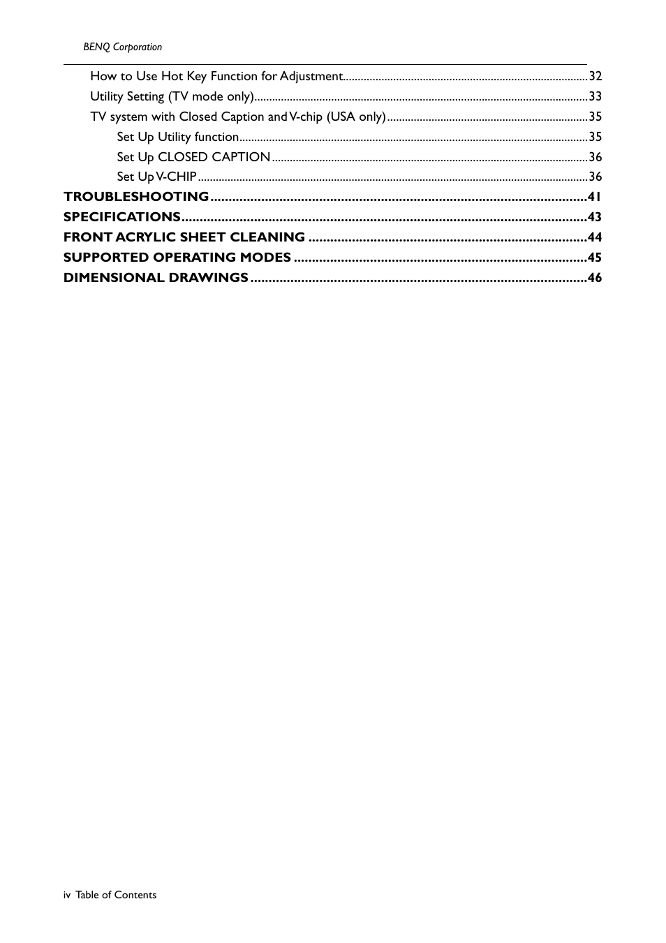 BenQ H200:A User Manual | Page 2 / 48
