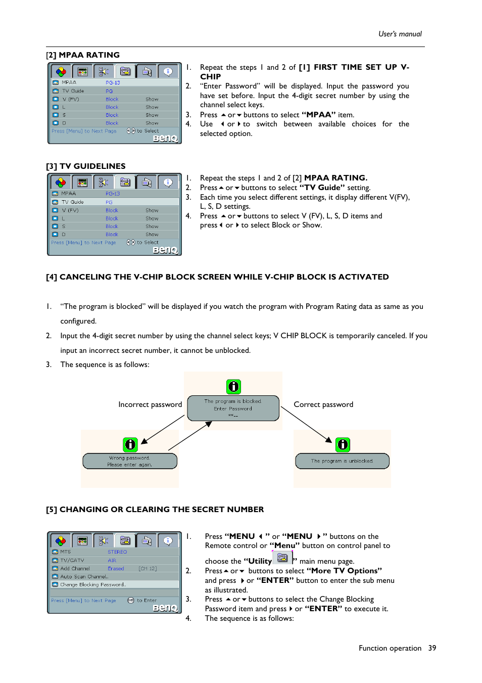 BenQ H200:A User Manual | Page 41 / 48