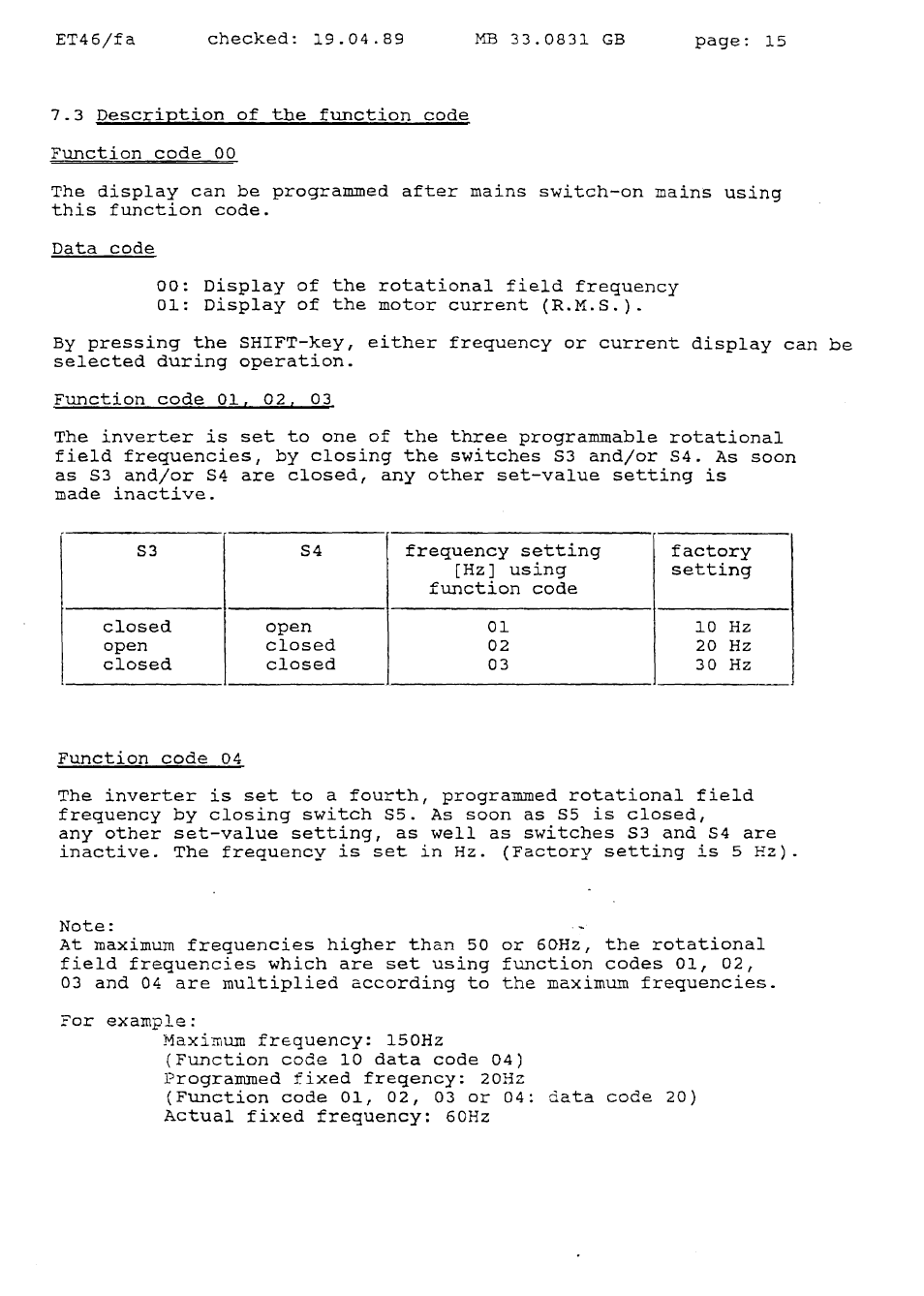 Lenze Range 7800 User Manual | Page 16 / 33