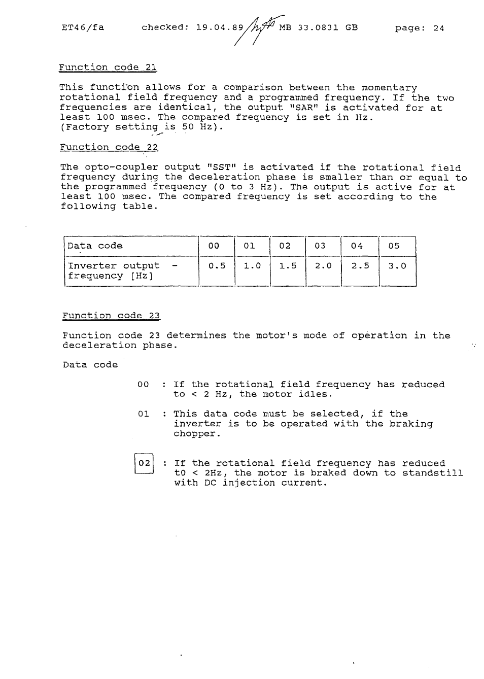 Lenze Range 7800 User Manual | Page 25 / 33