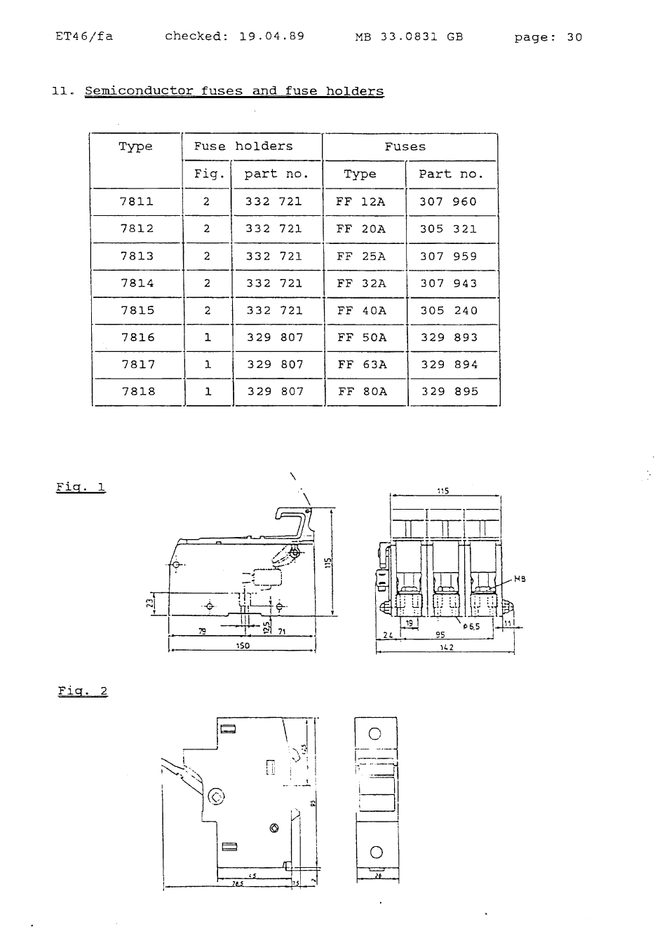 Part na | Lenze Range 7800 User Manual | Page 31 / 33