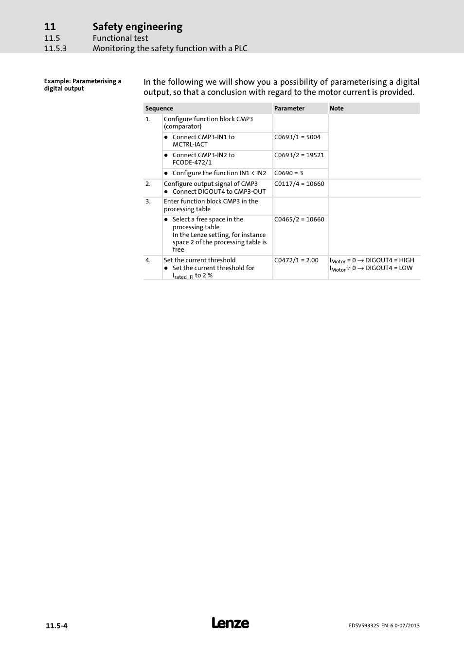 Safety engineering | Lenze EVS9332xS User Manual | Page 357 / 376