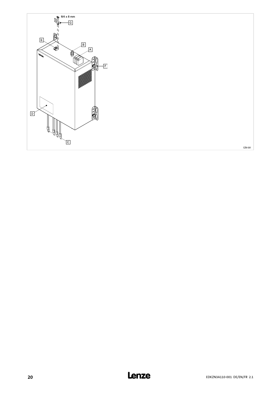 Lenze EZN3A0030H110N001 User Manual | Page 20 / 52
