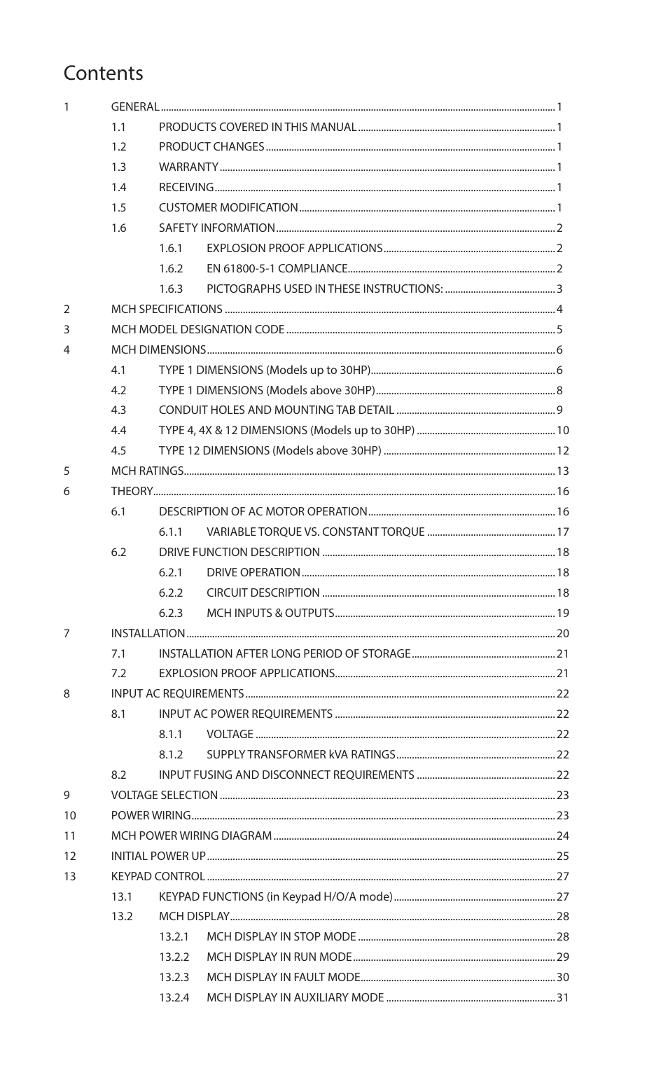 Lenze MCH Series User Manual | Page 3 / 92