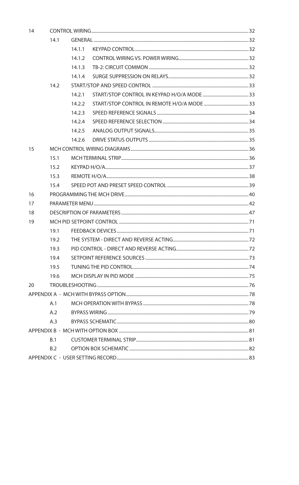 Lenze MCH Series User Manual | Page 4 / 92
