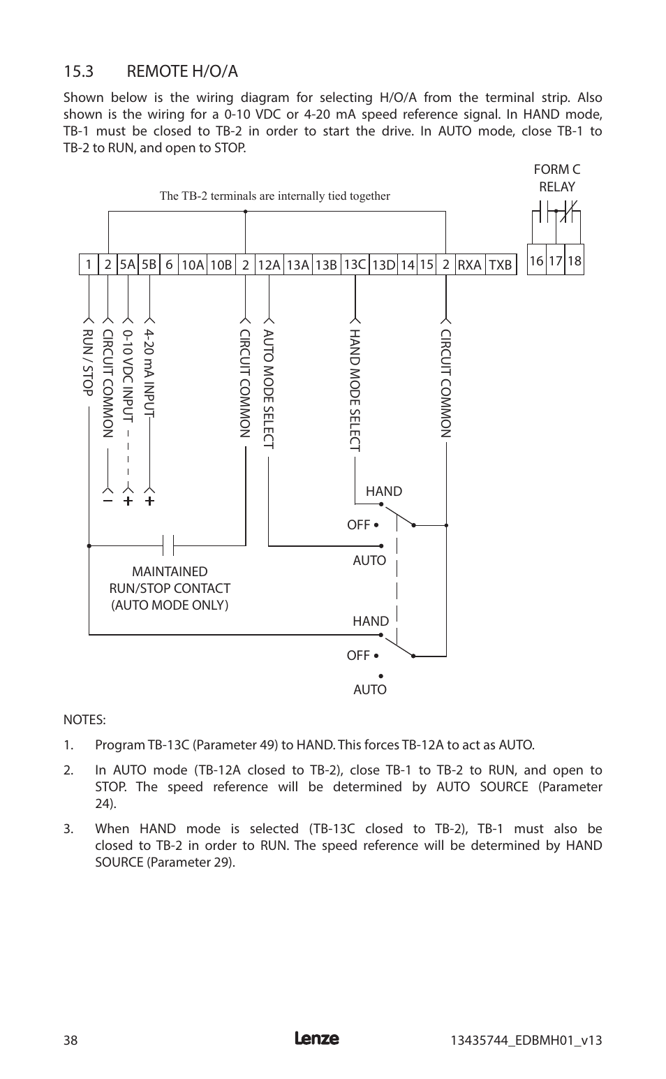 3 remote h/o/a | Lenze MCH Series User Manual | Page 42 / 92