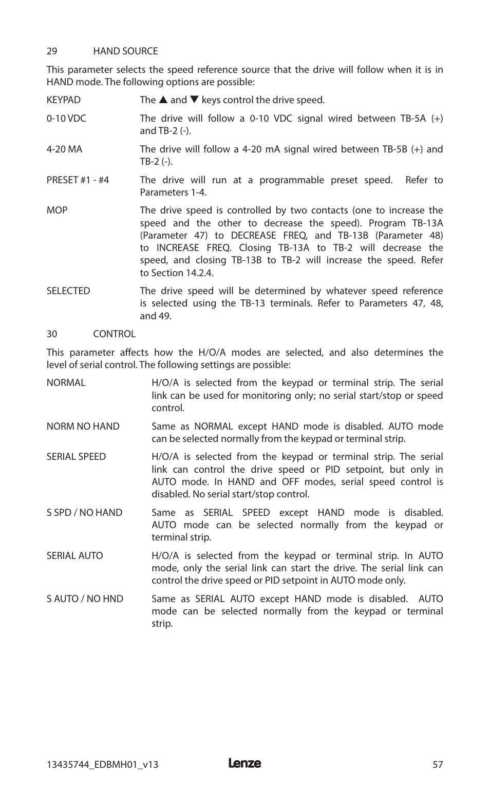 Lenze MCH Series User Manual | Page 61 / 92