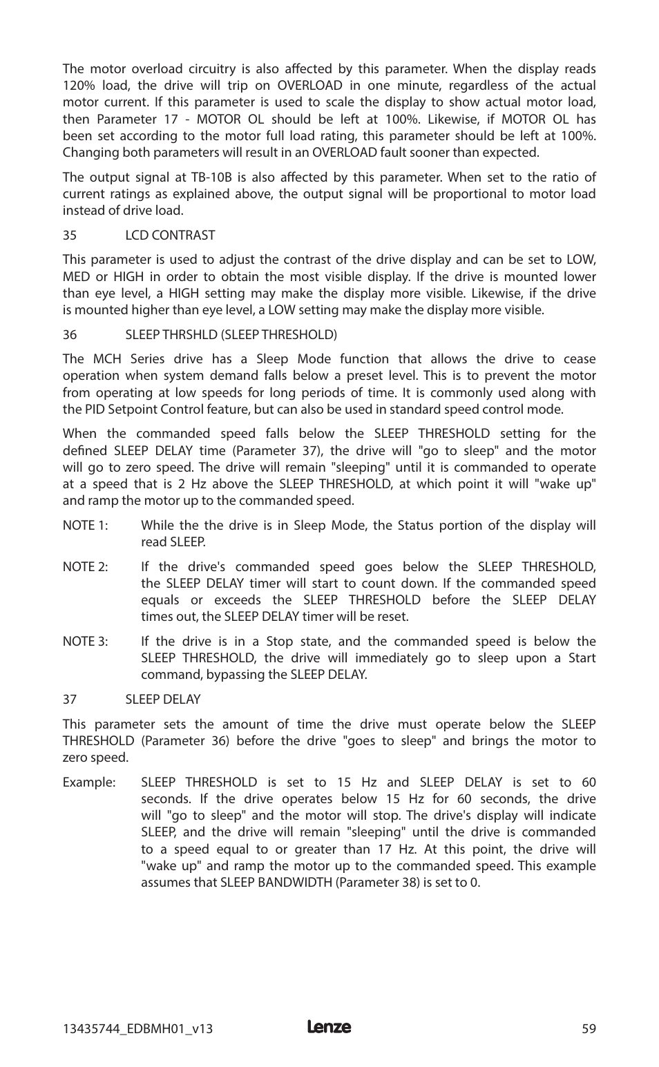 Lenze MCH Series User Manual | Page 63 / 92