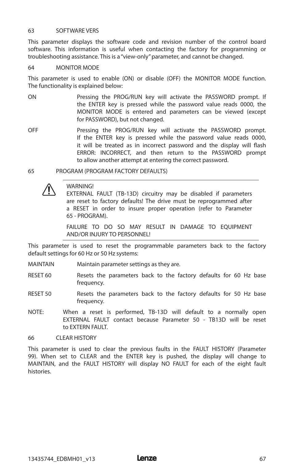 Lenze MCH Series User Manual | Page 71 / 92