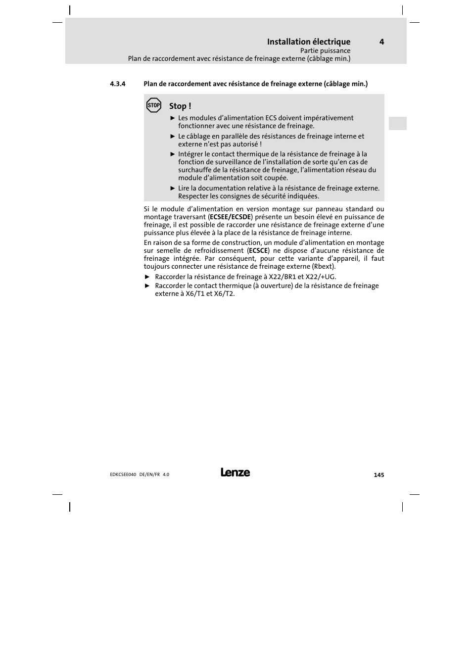 Lenze ECSEExxx User Manual | Page 145 / 164