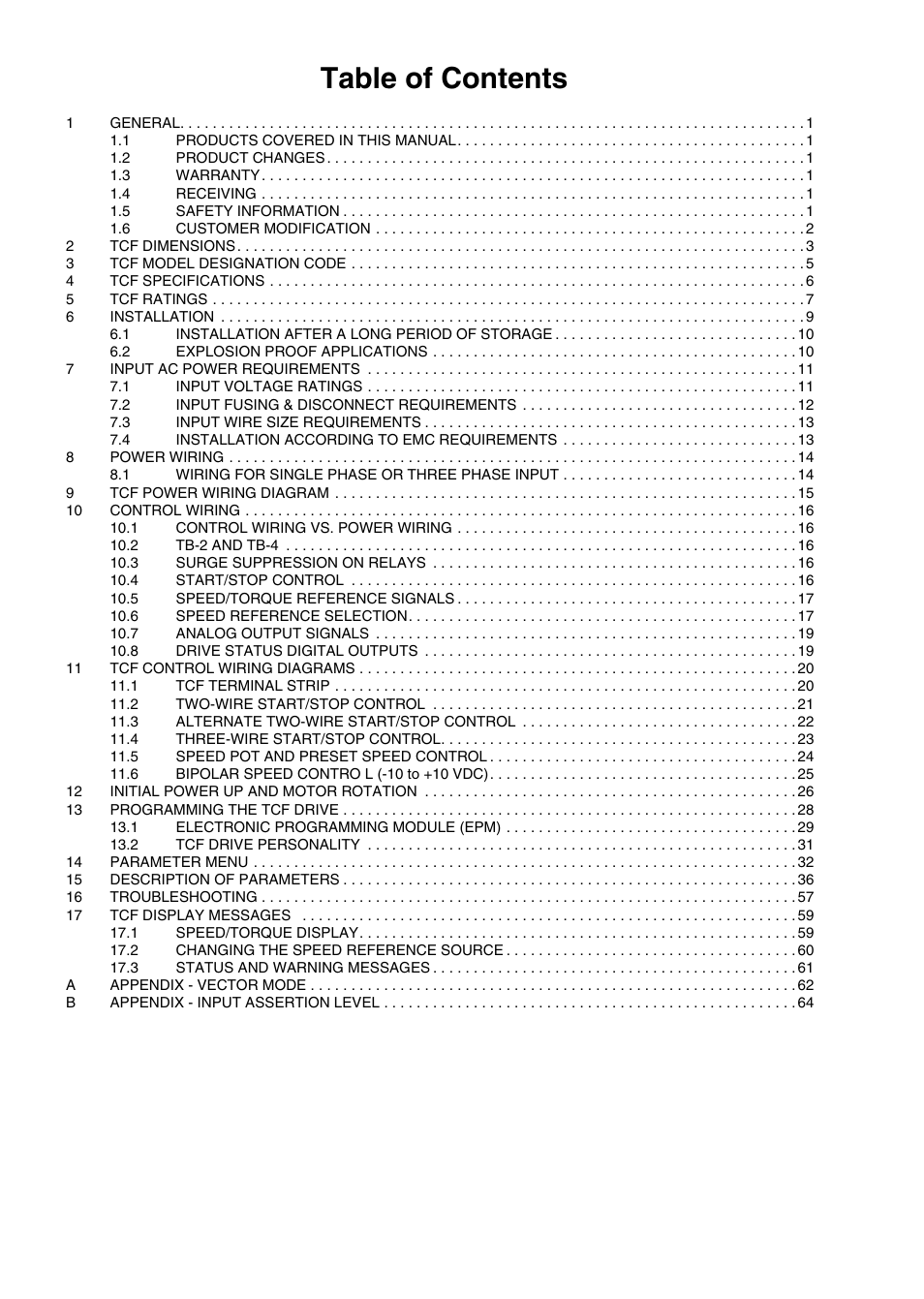 Lenze TCF Series User Manual | Page 3 / 76