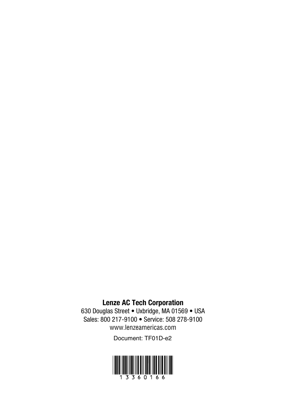 Lenze TCF Series User Manual | Page 76 / 76