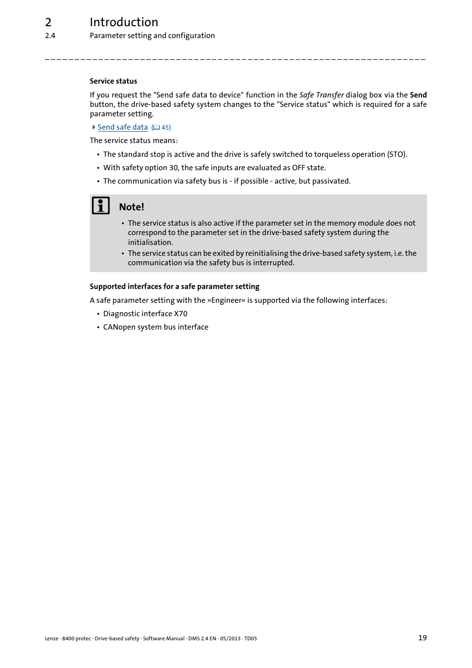 2introduction | Lenze E84Dxxxxx User Manual | Page 19 / 70