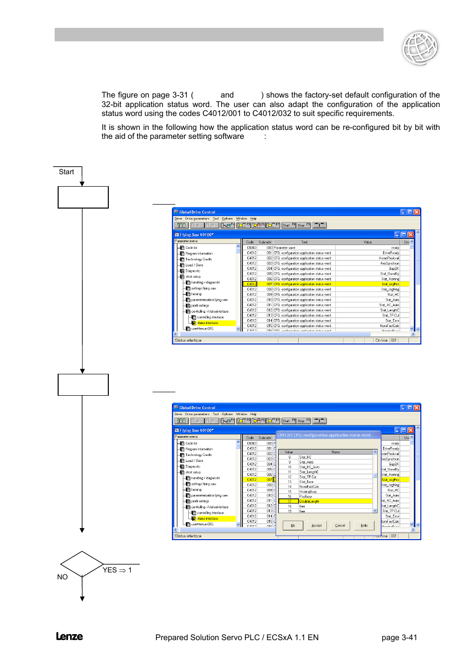 Flyingsaw | Lenze EVS93xx FlyingSaw User Manual | Page 54 / 142