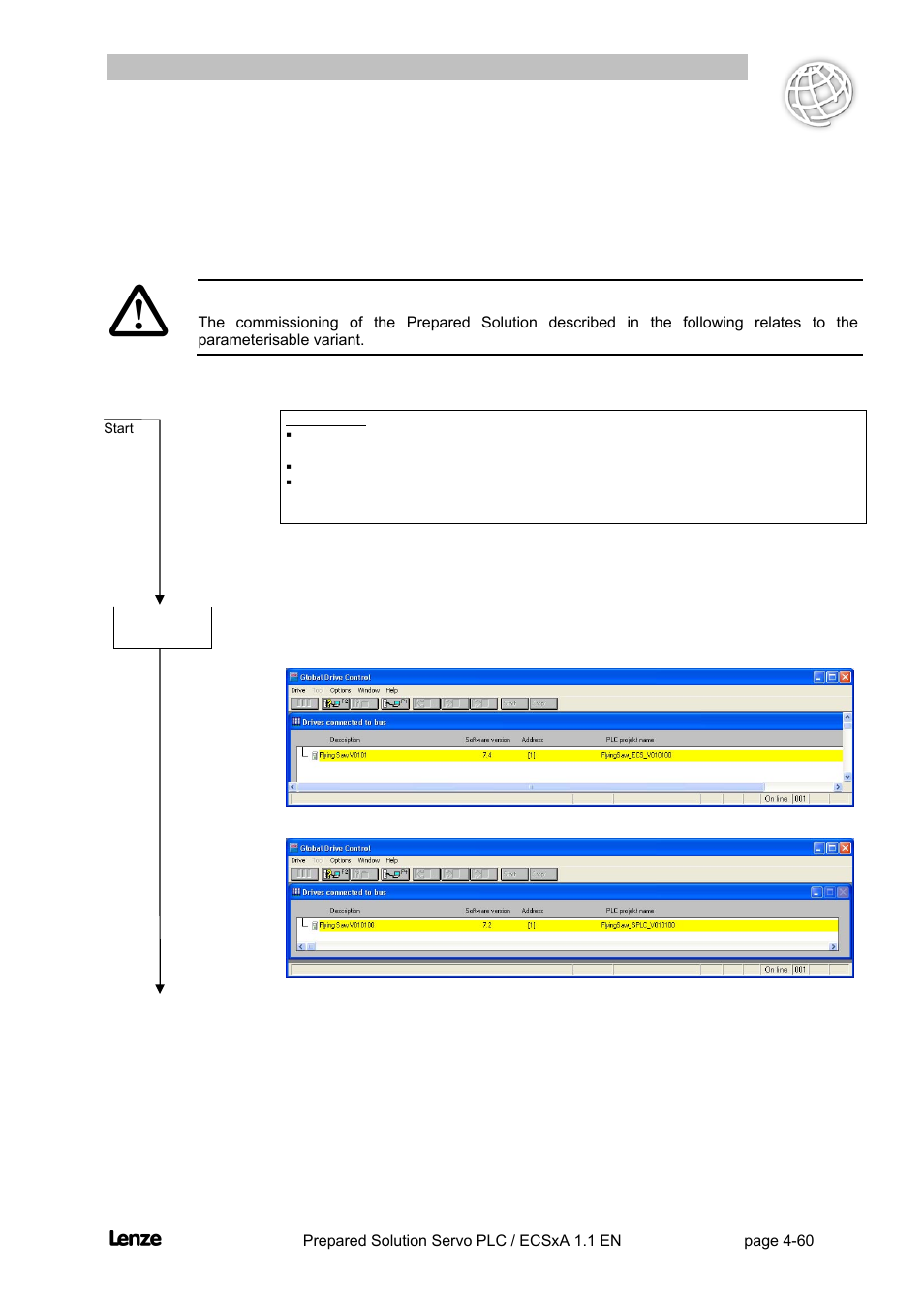 Flyingsaw | Lenze EVS93xx FlyingSaw User Manual | Page 73 / 142