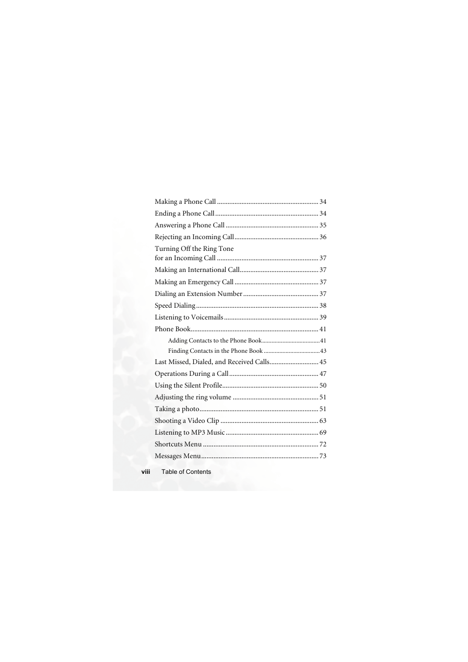 BenQ S700 User Manual | Page 10 / 202
