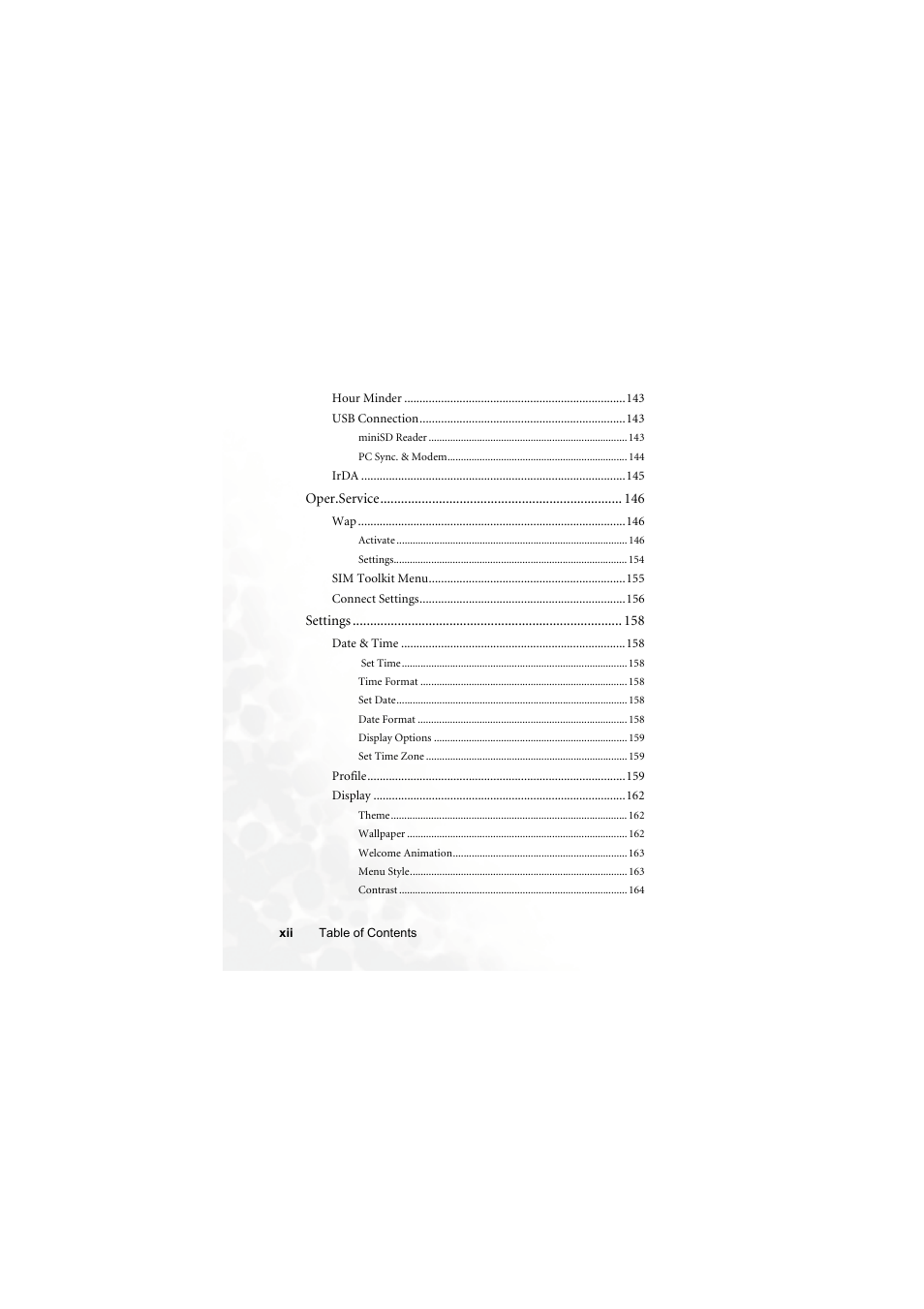 BenQ S700 User Manual | Page 14 / 202