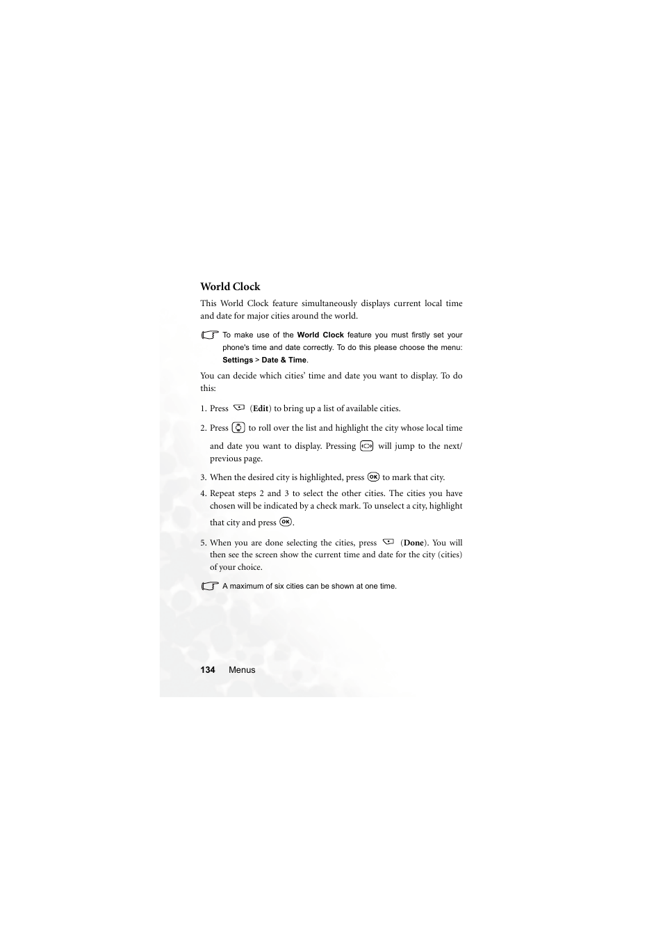 World clock | BenQ S700 User Manual | Page 150 / 202