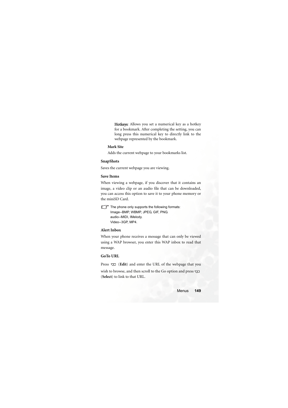 BenQ S700 User Manual | Page 165 / 202