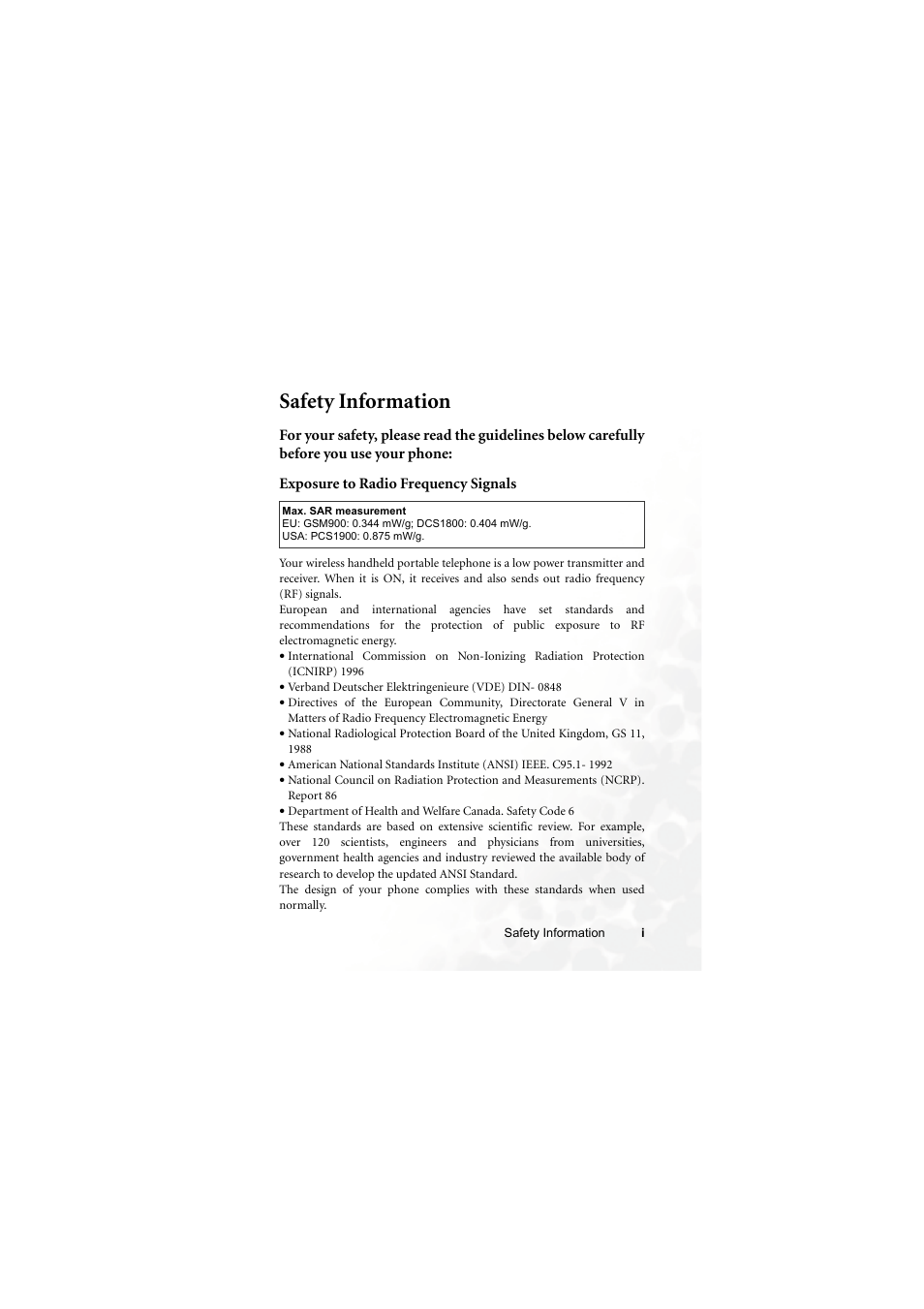 Safety information | BenQ S700 User Manual | Page 3 / 202