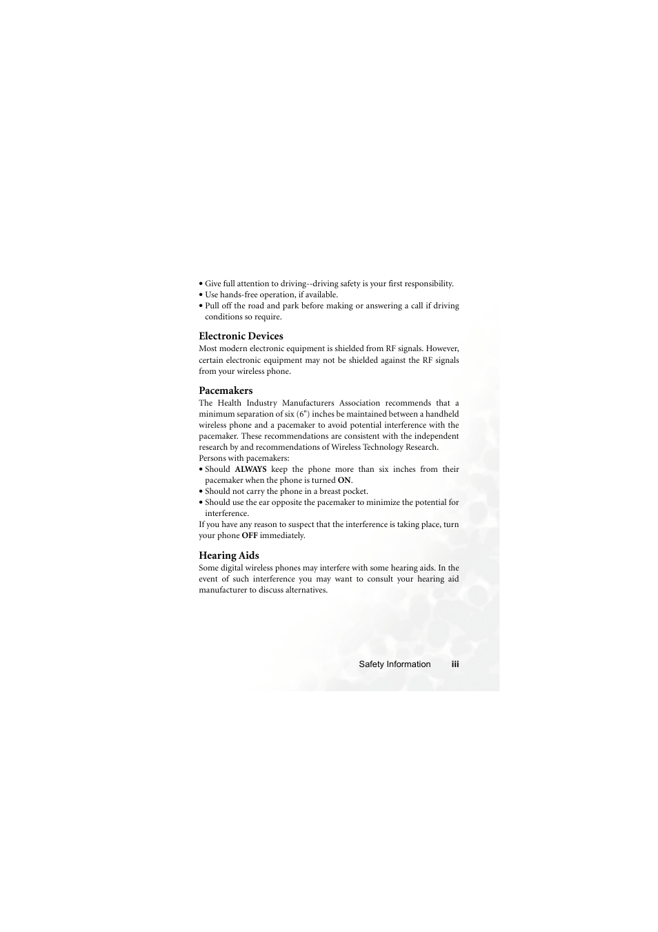BenQ S700 User Manual | Page 5 / 202