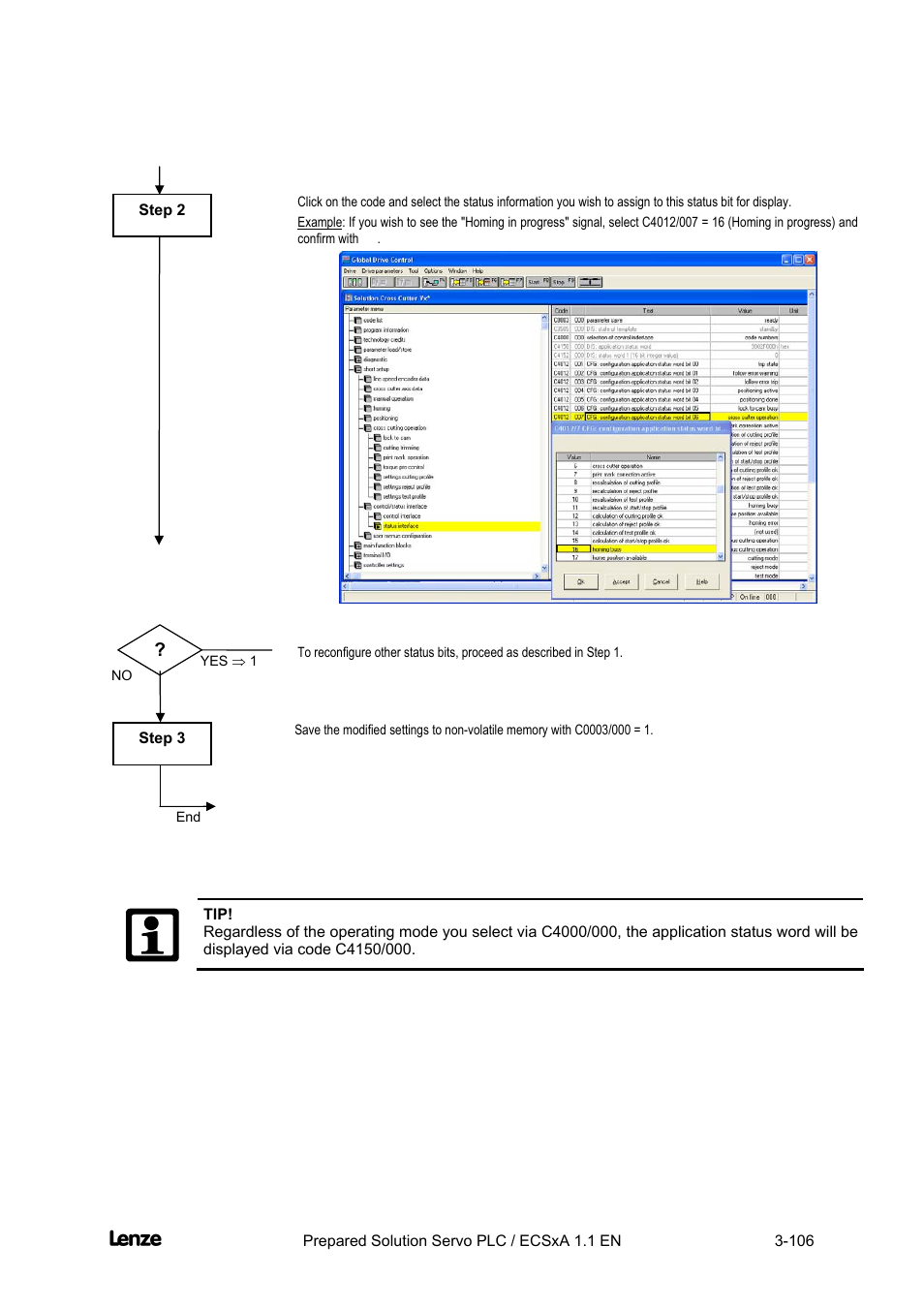 Cross cutter | Lenze EVS93xx CrossCutter User Manual | Page 120 / 277