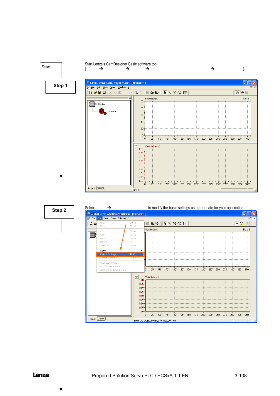 Cross cutter | Lenze EVS93xx CrossCutter User Manual | Page 122 / 277