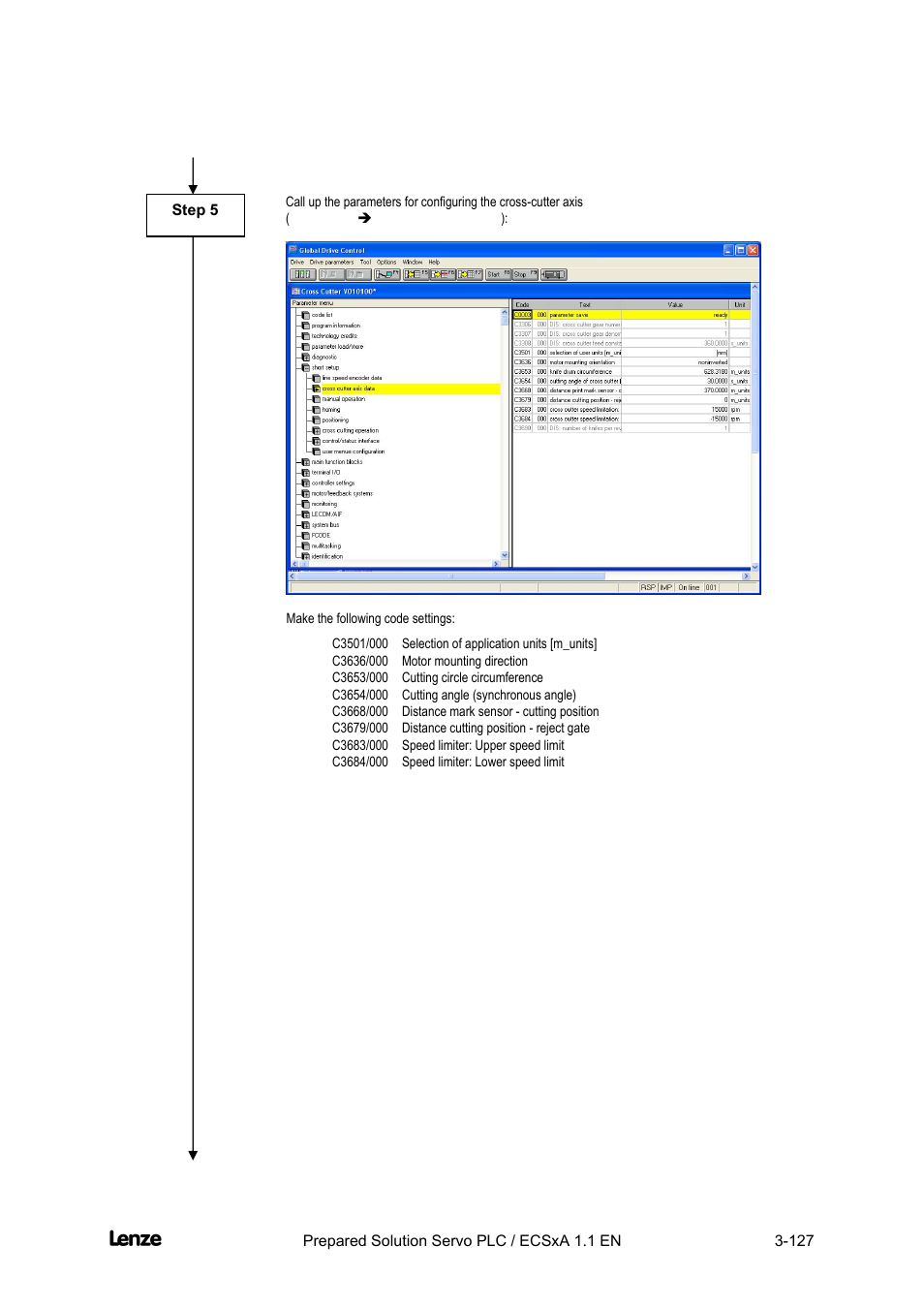 Cross cutter | Lenze EVS93xx CrossCutter User Manual | Page 141 / 277