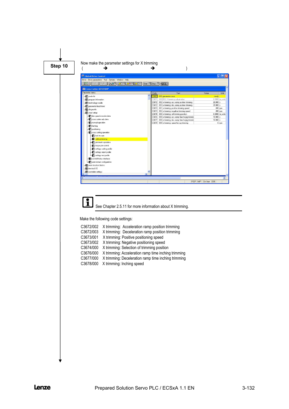 Cross cutter | Lenze EVS93xx CrossCutter User Manual | Page 146 / 277