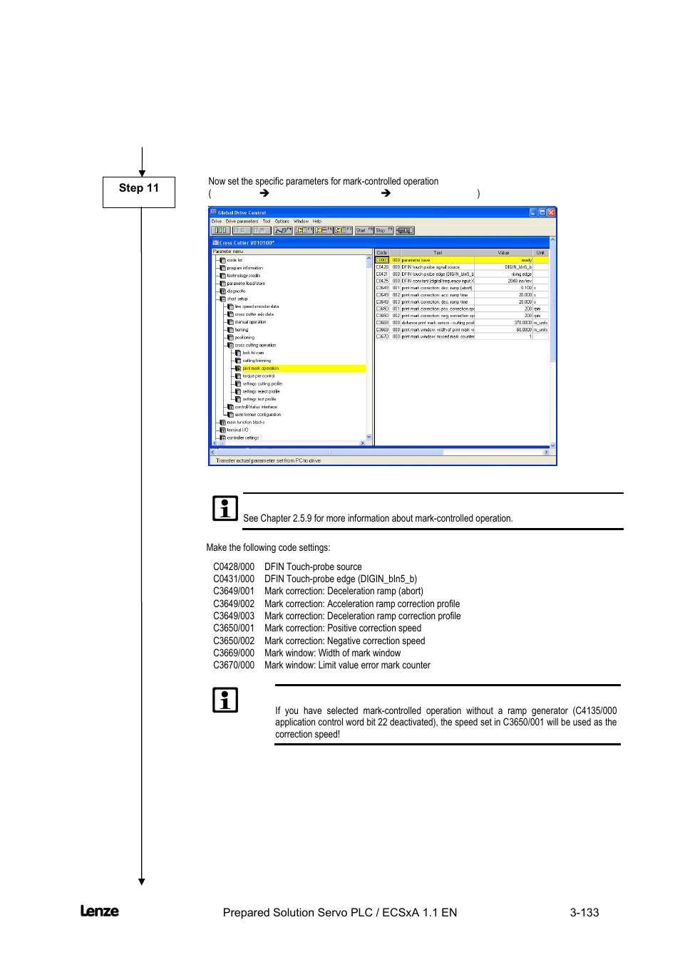 Cross cutter | Lenze EVS93xx CrossCutter User Manual | Page 147 / 277