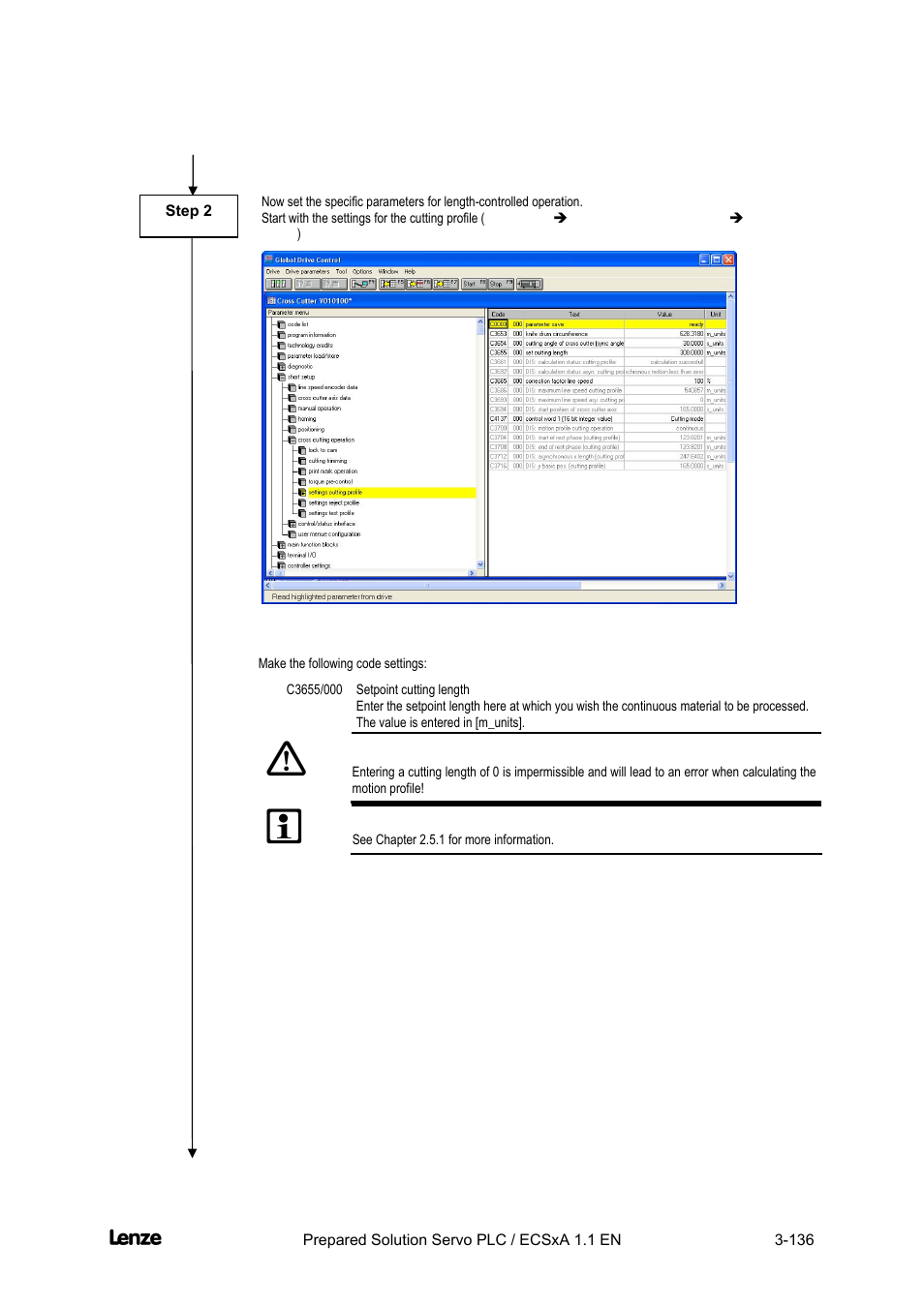 Cross cutter | Lenze EVS93xx CrossCutter User Manual | Page 150 / 277