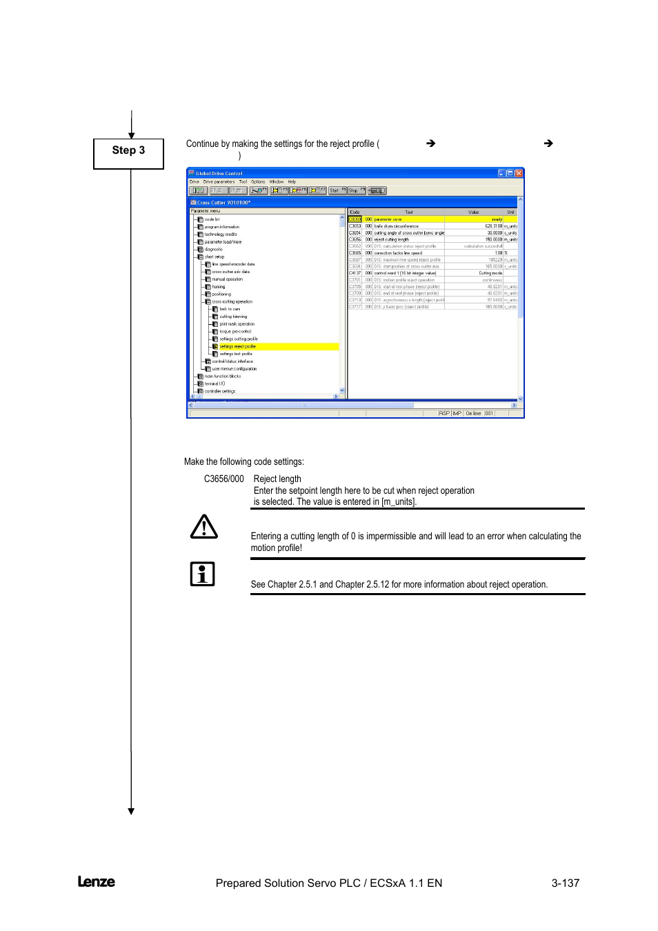 Cross cutter | Lenze EVS93xx CrossCutter User Manual | Page 151 / 277
