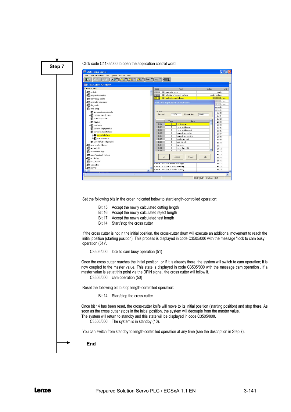 Cross cutter | Lenze EVS93xx CrossCutter User Manual | Page 155 / 277
