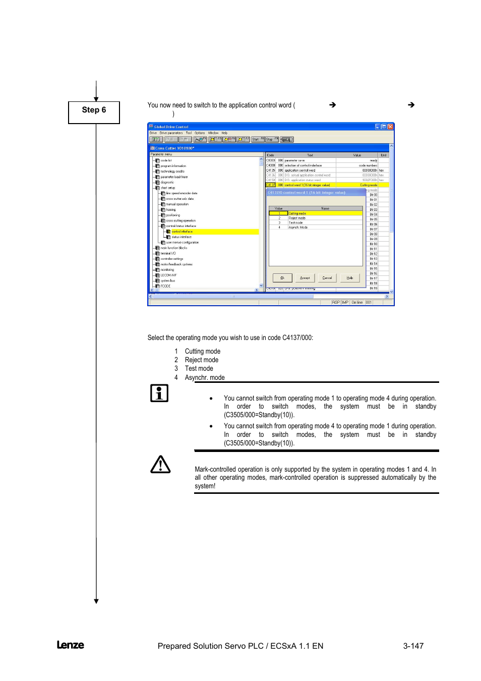 Cross cutter | Lenze EVS93xx CrossCutter User Manual | Page 161 / 277