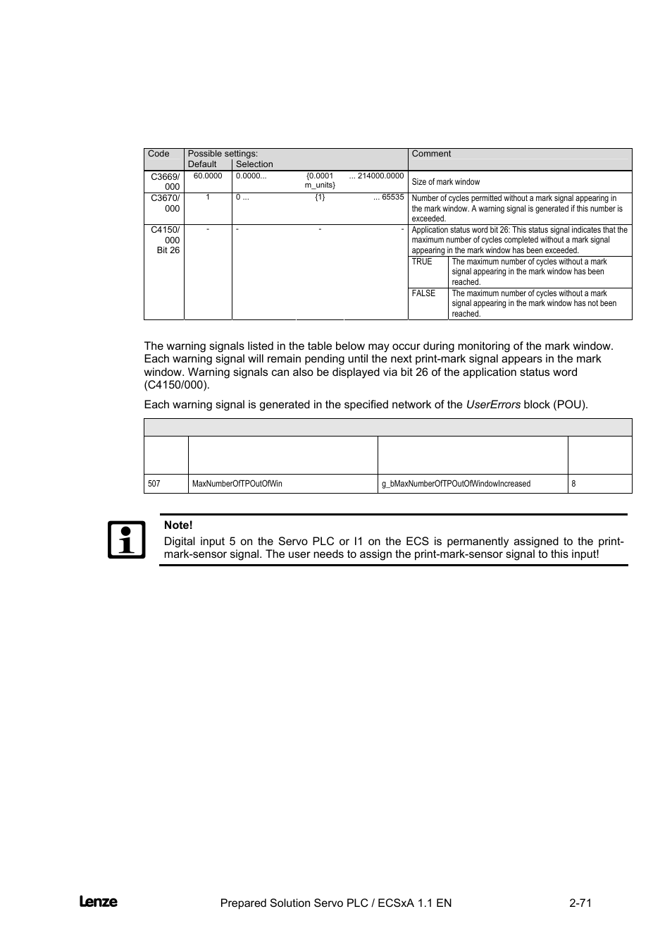 Cross cutter, Features of the "cross cutter" prepared solution | Lenze EVS93xx CrossCutter User Manual | Page 85 / 277