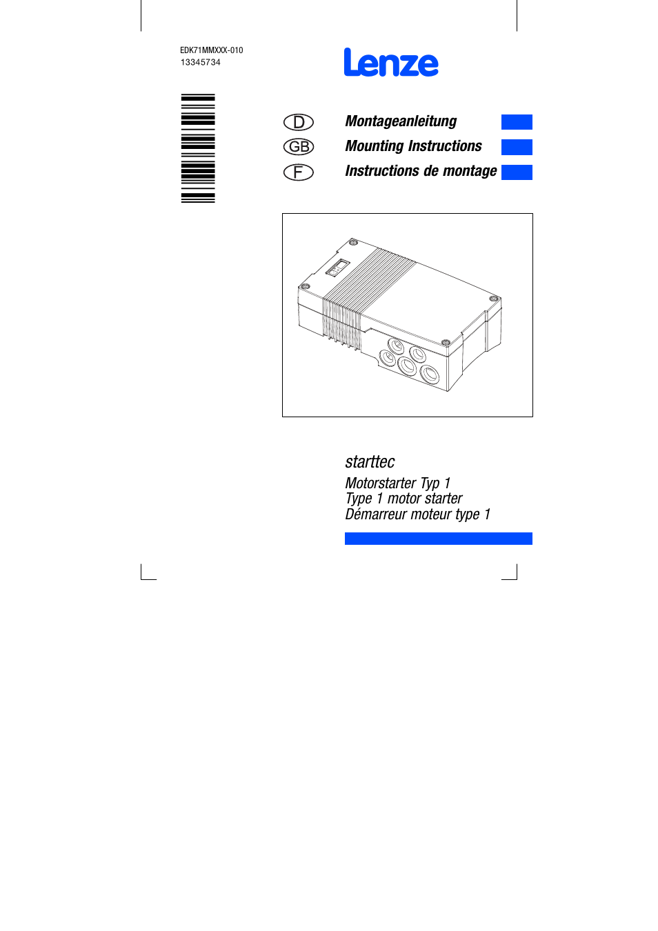 Lenze EDK71MMXXX−010 User Manual | 200 pages