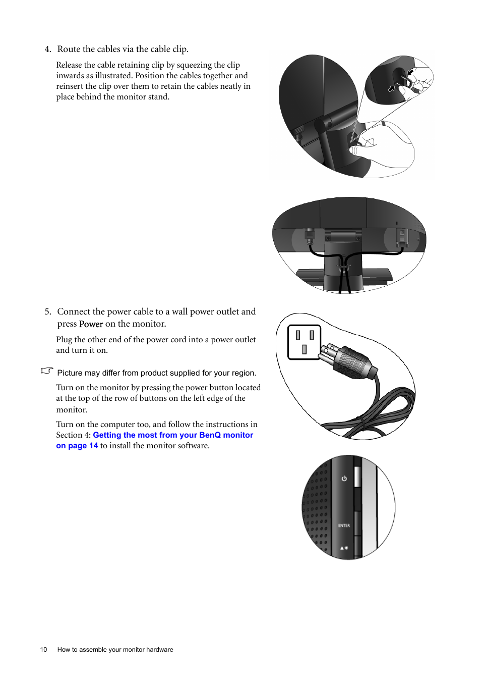 BenQ 22" Wide-Screen LCD Monitor FP222W User Manual | Page 10 / 39