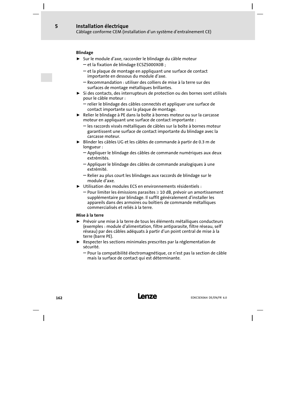 Lenze ECSEAxxx User Manual | Page 162 / 200