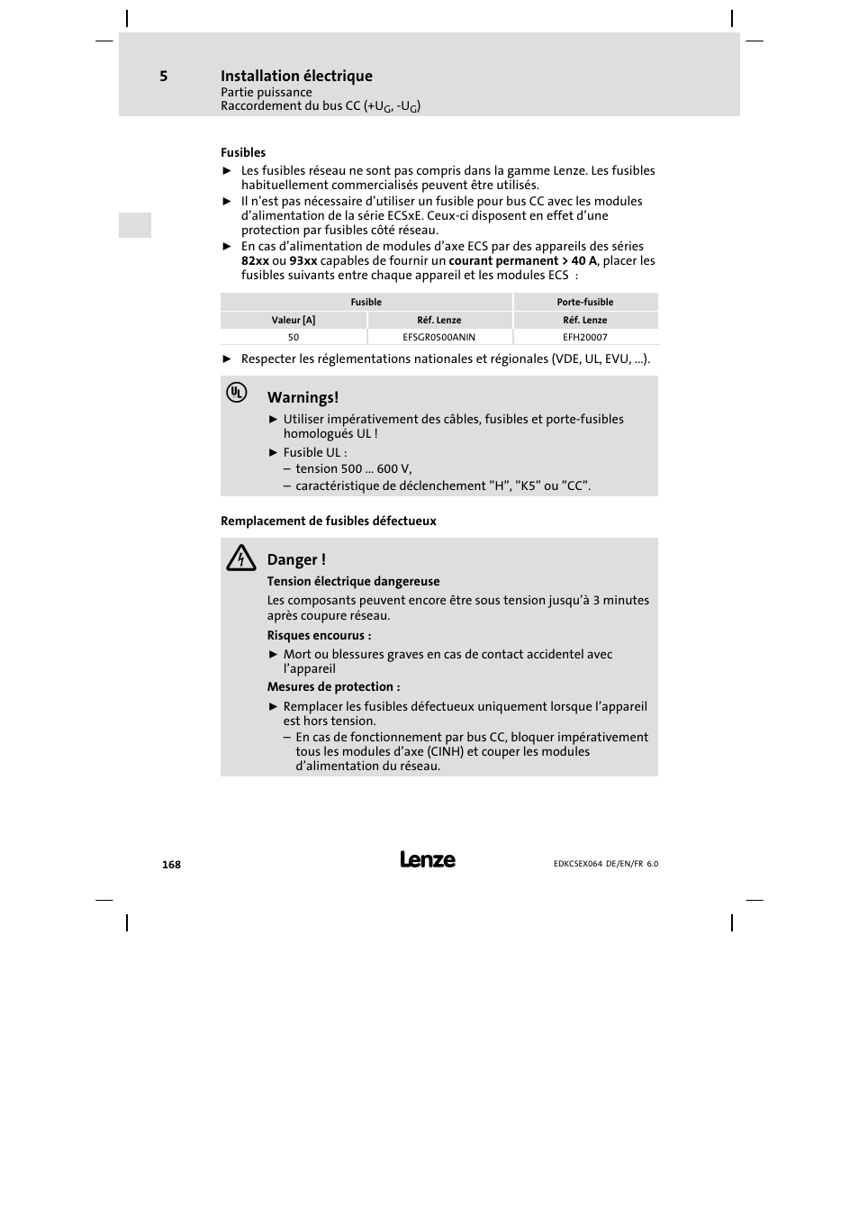 Lenze ECSEAxxx User Manual | Page 168 / 200