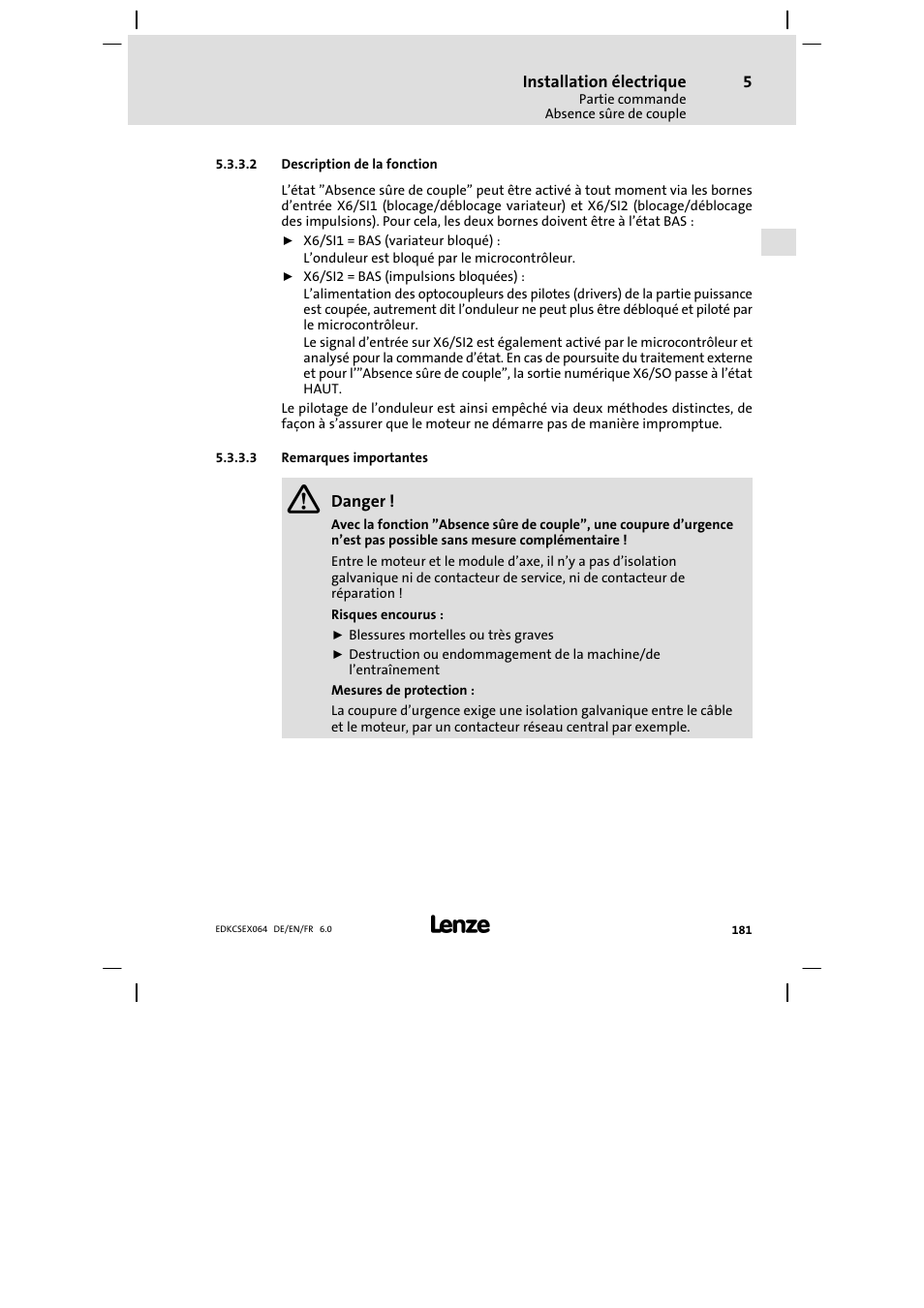 Lenze ECSEAxxx User Manual | Page 181 / 200
