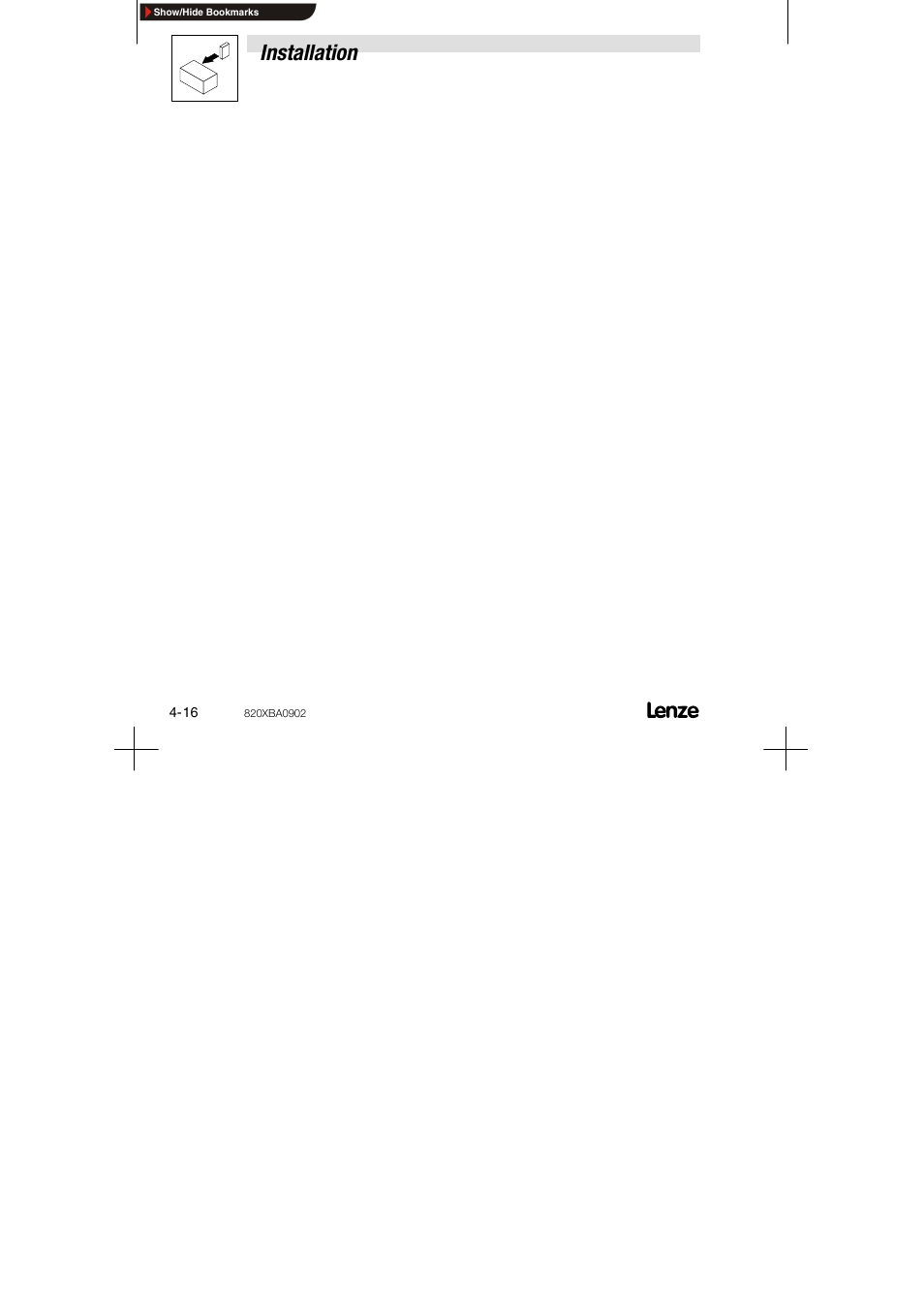 Installation | Lenze 8200 series User Manual | Page 32 / 72