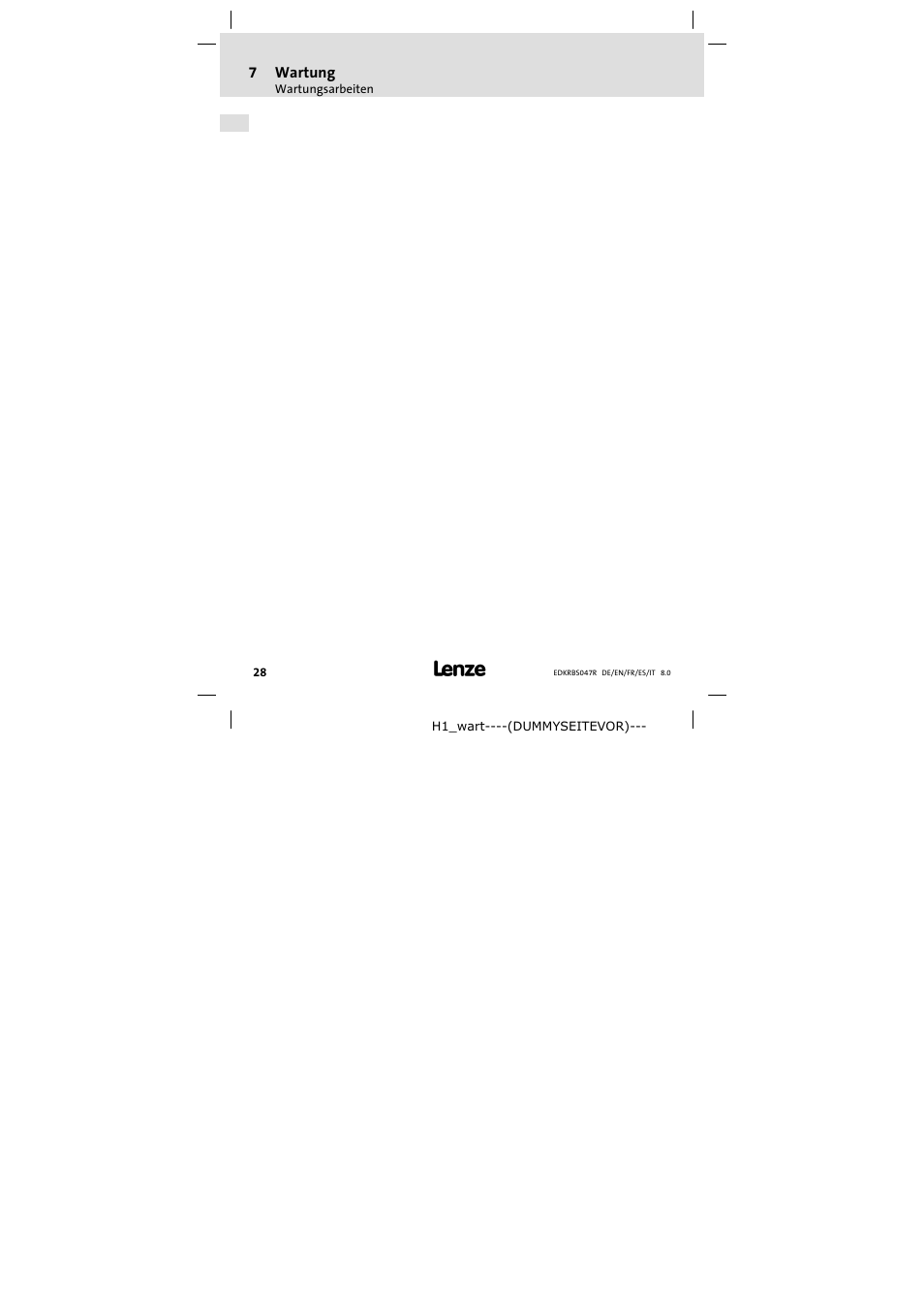 Lenze ERBSxxxxxxxx User Manual | Page 28 / 132