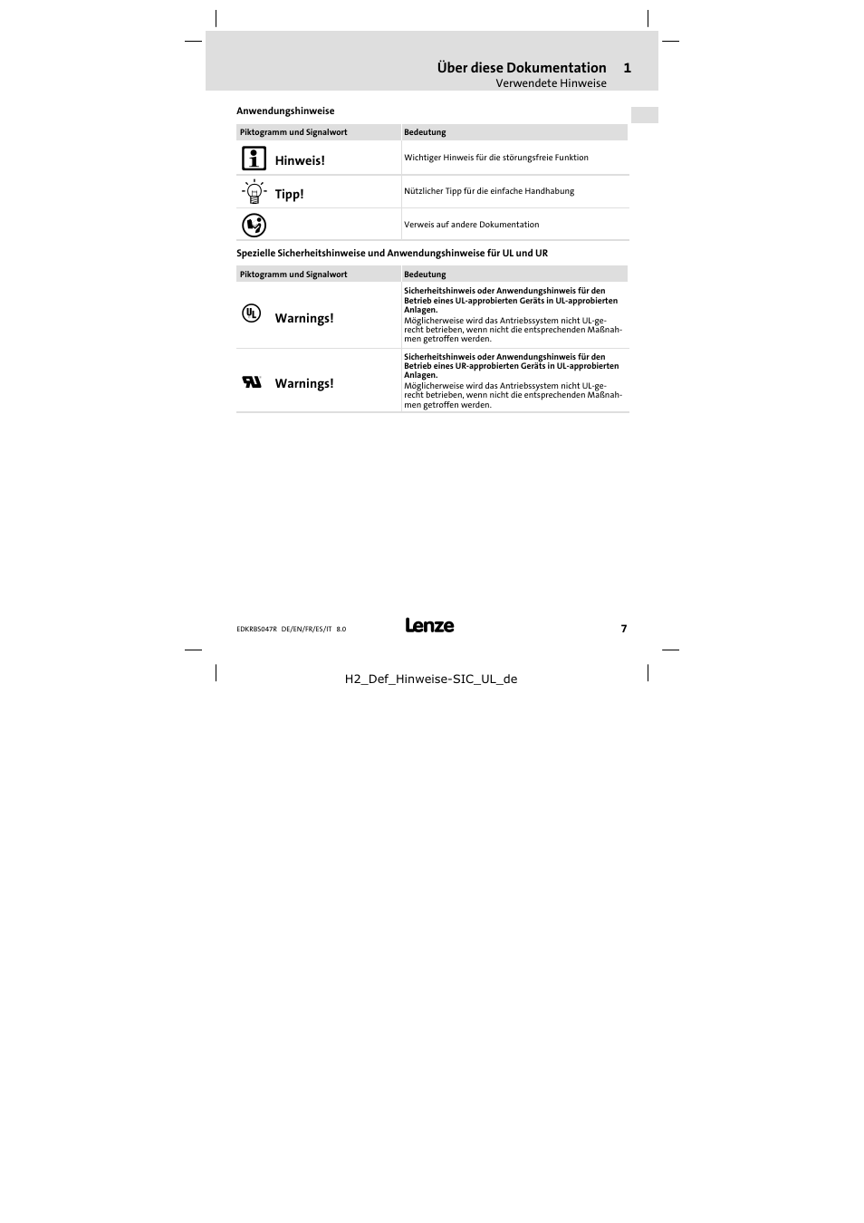 Lenze ERBSxxxxxxxx User Manual | Page 7 / 132