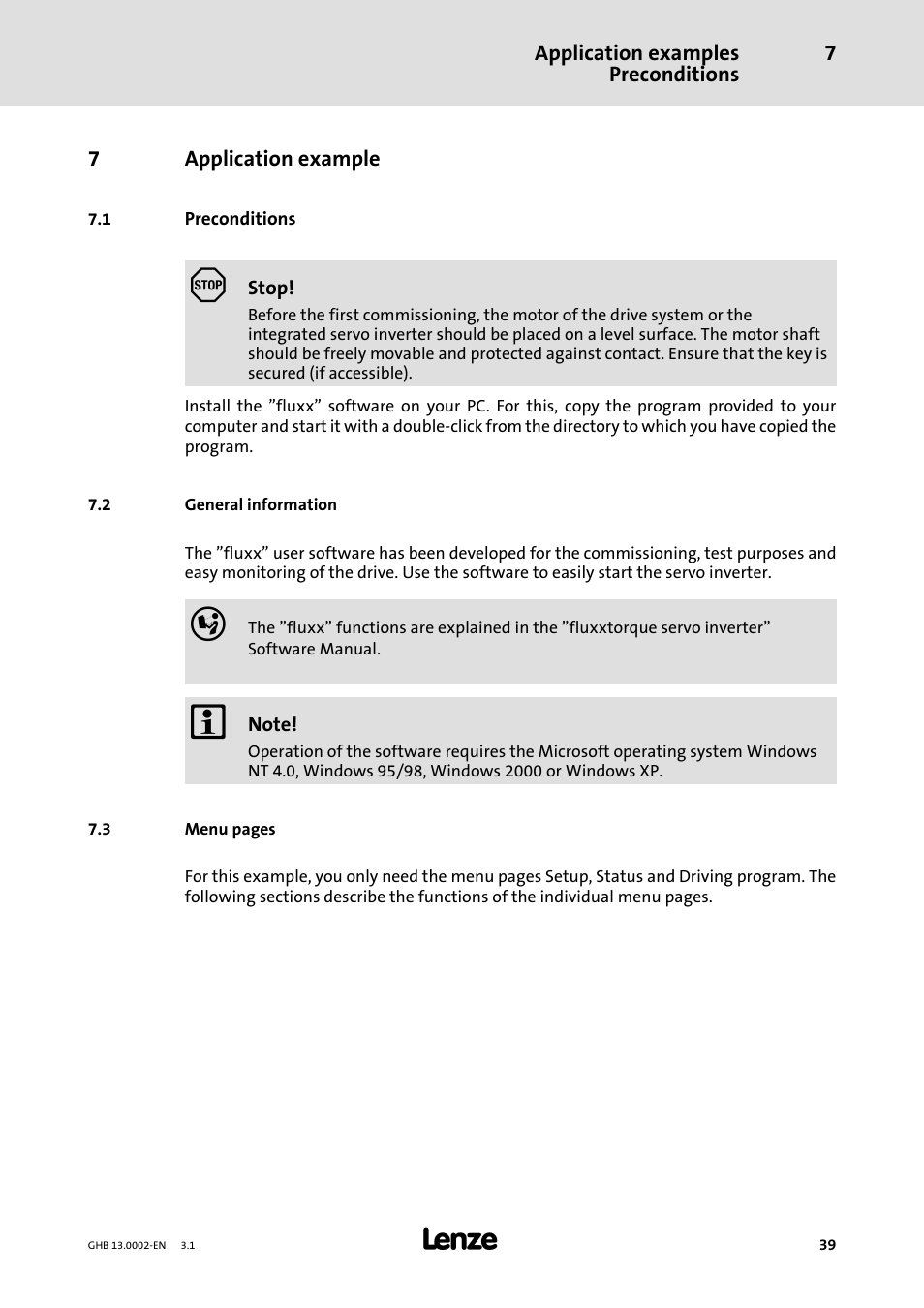 Lenze 931W User Manual | Page 39 / 68
